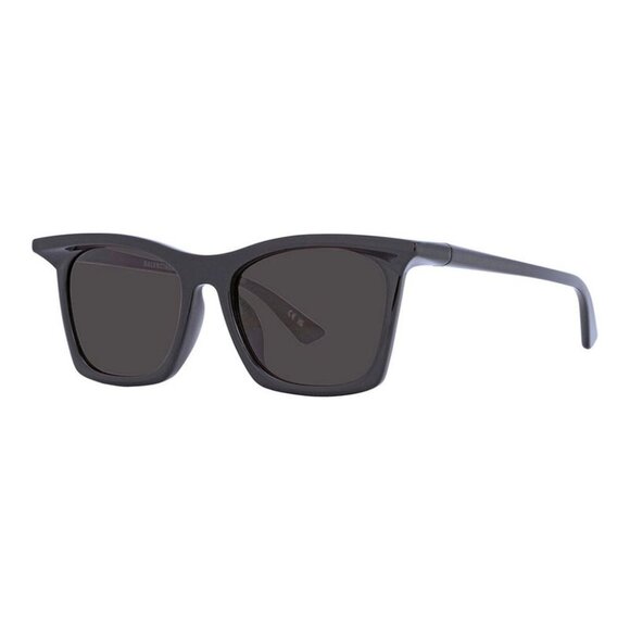 NWT BALENCIAGA SUNGLASSES UNISEX BLACK SQUARE EYEWEAR - Picture 1 of 4